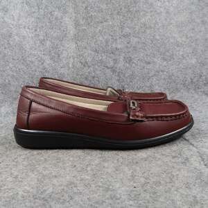 Aerosoft Shoes Womens 40 Loafer Moc Toe Slip On Casual Comfort Career Classic